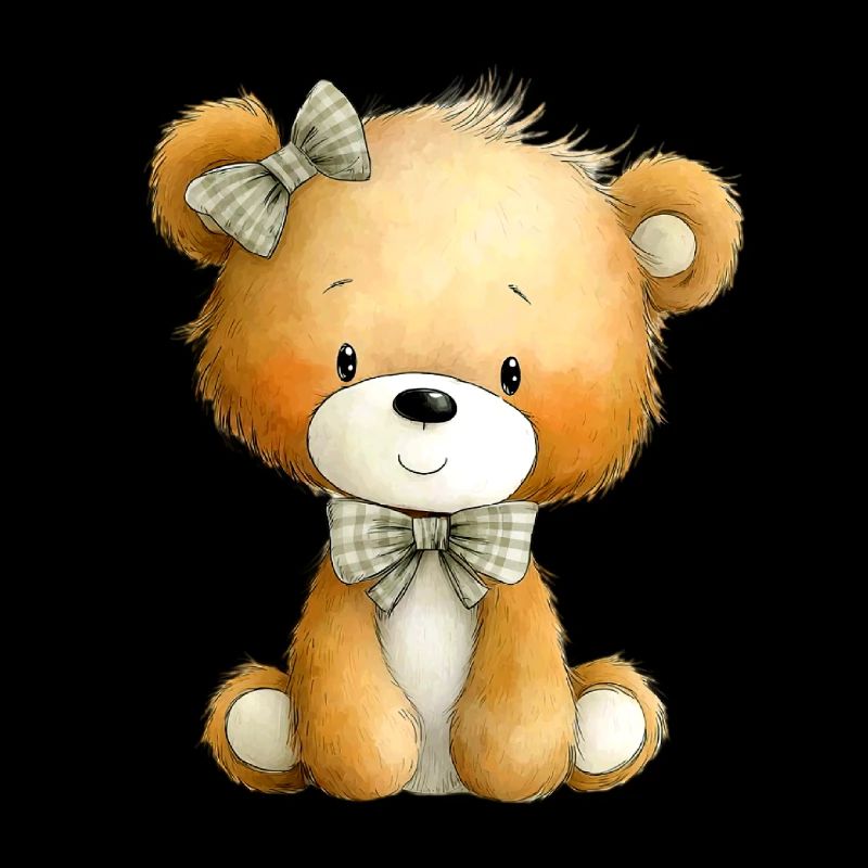 sitzender Teddy