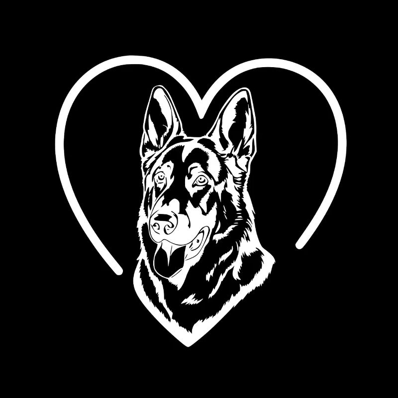 German Shepherd Heart
