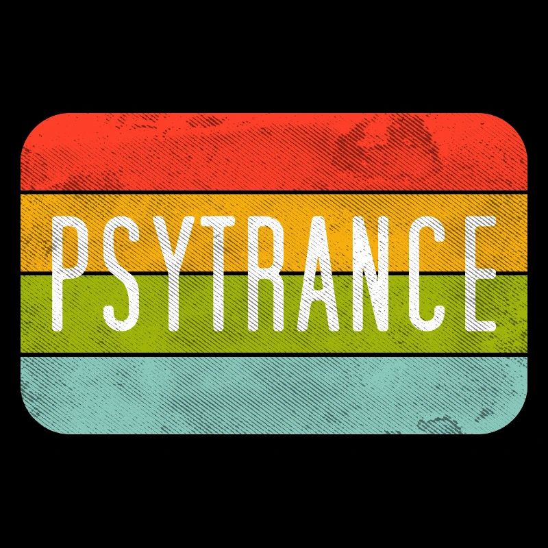 Psytrance Regenbogen Streifen