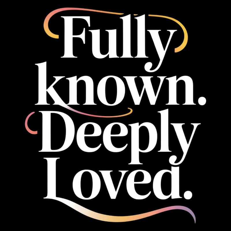 Fully Known Deeply Loved Christliche Liebe