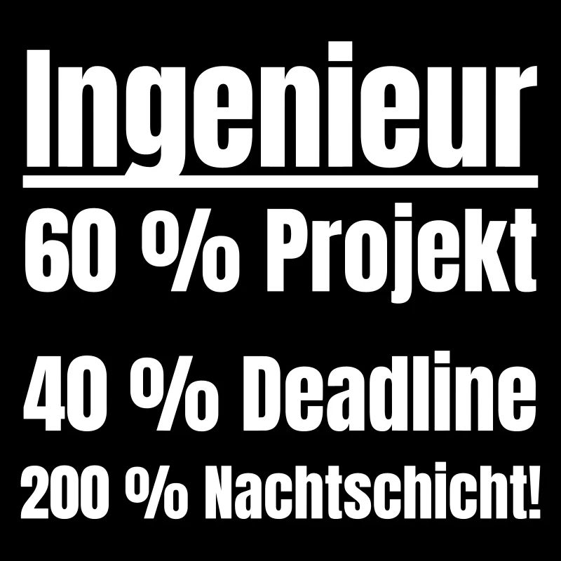 Engineer Life: Project, Deadline, Night Shift.