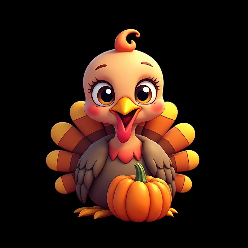 Bébé dinde de Thanksgiving