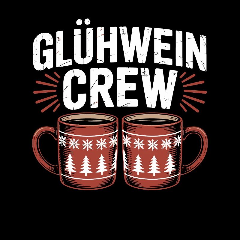 Équipe du vin chaud Marché de Noël joyeux