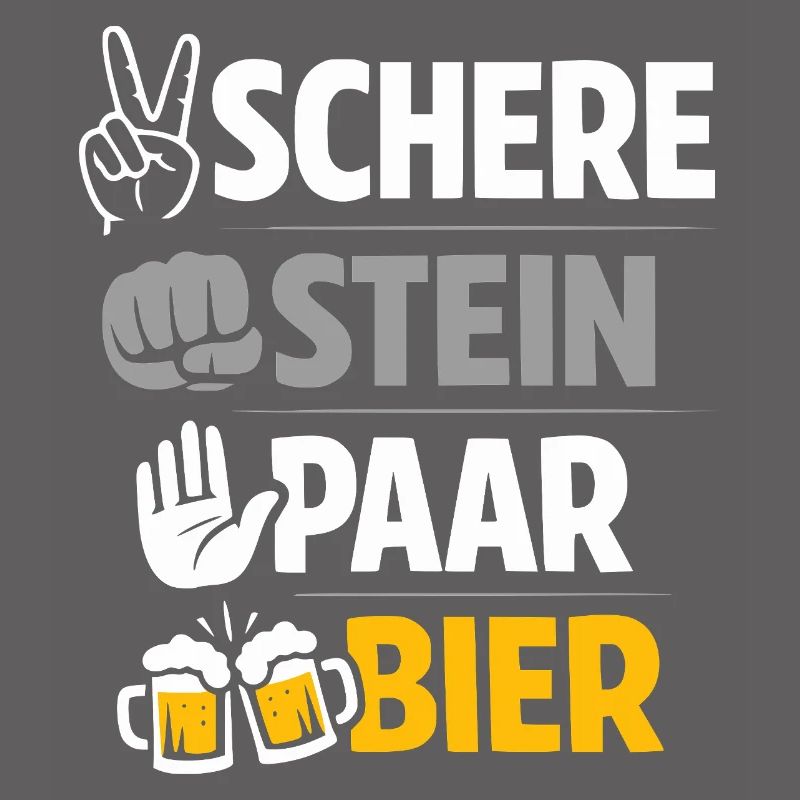 Schere, Stein paar Bier: Freundschaft & Bier