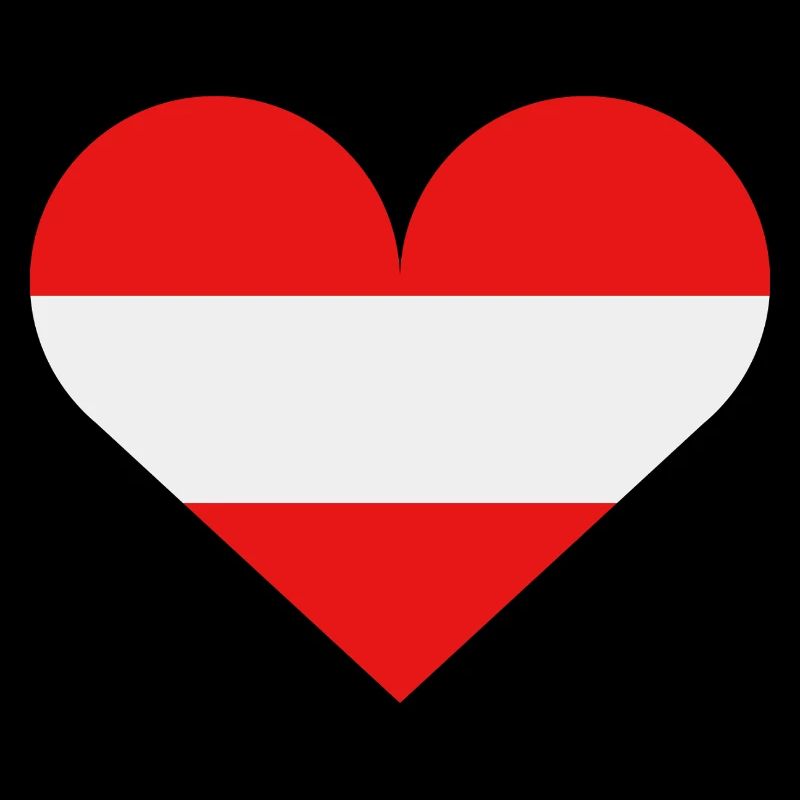 Austria heart flag