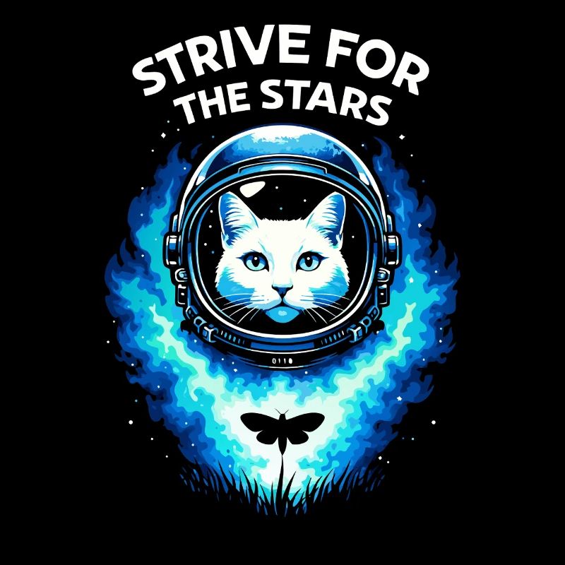 Cat Astronaut Space