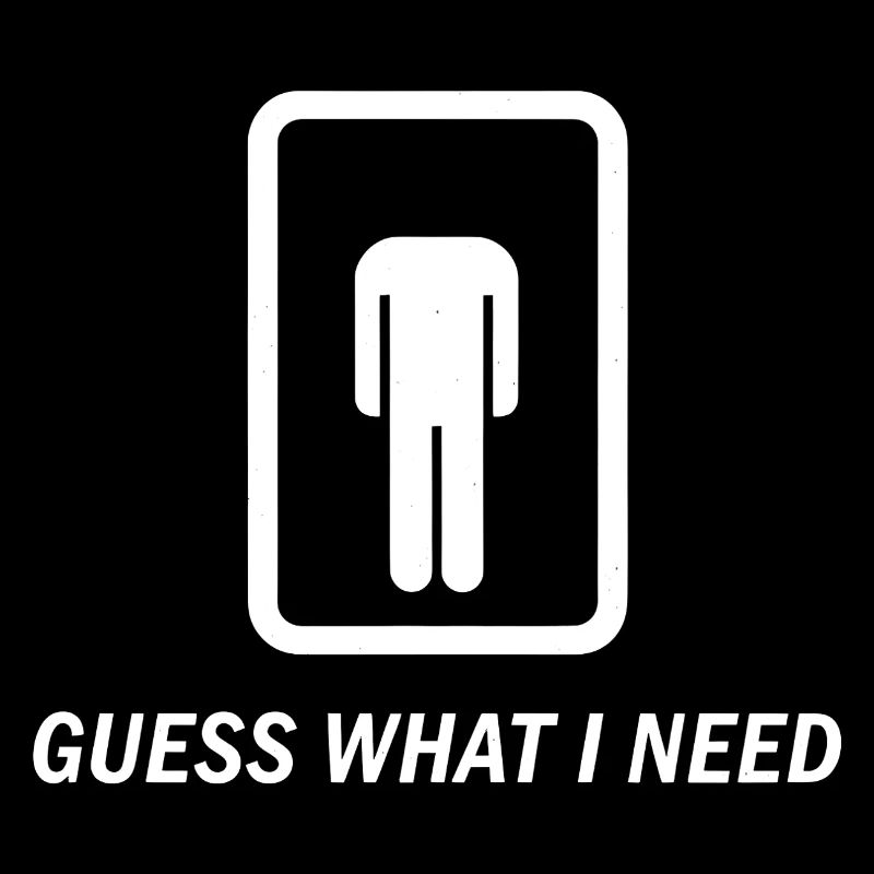 Raad Eens Wat Ik Nodig Heb Headless Grappig TShirt