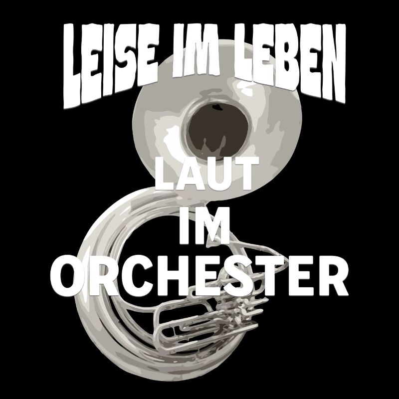 Sousaphon Silence dans la vie Bruyant dans l’orchestre