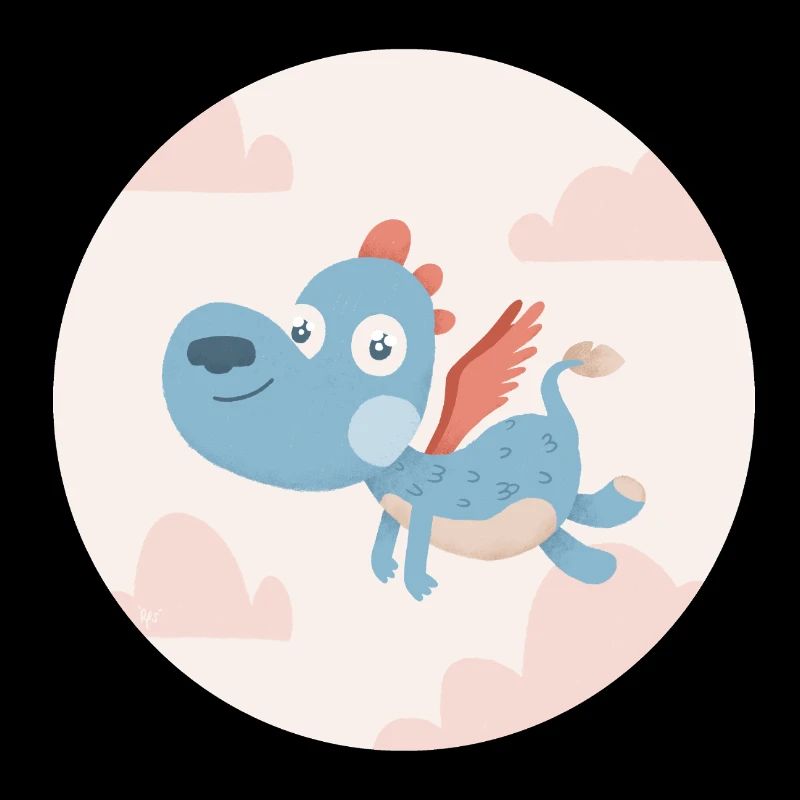 Blauer Drache