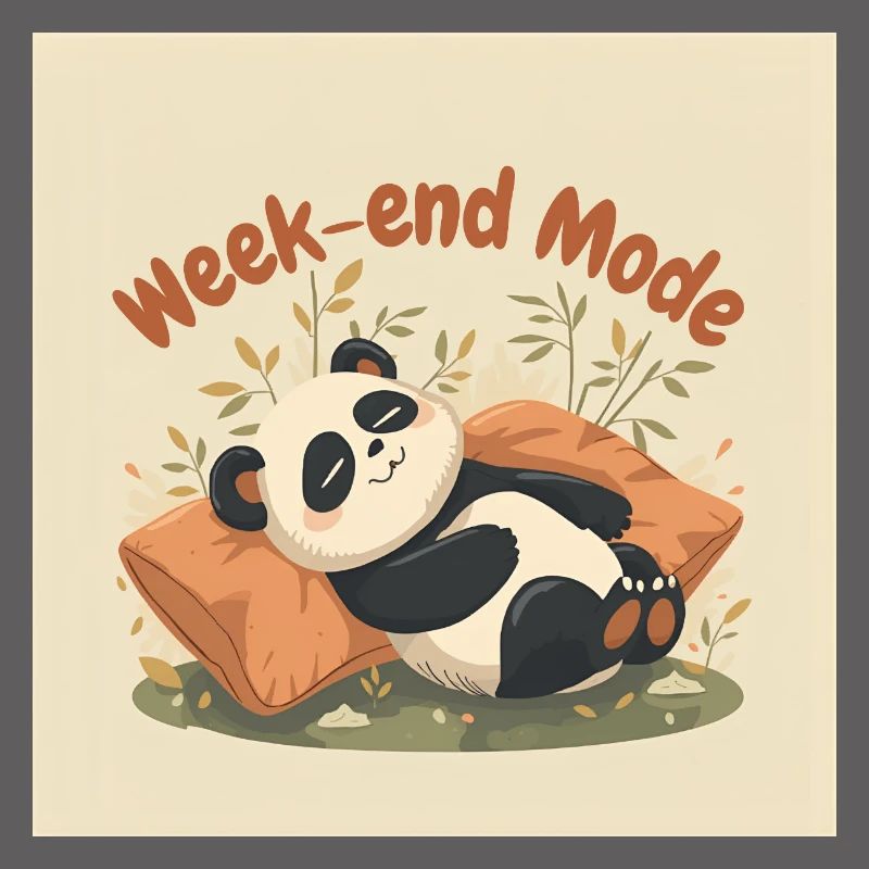 Panda Week-end Mode Relax