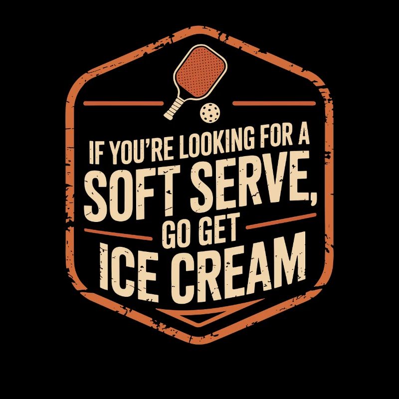 Pickleball Player Looking For Soft Serve Dinking