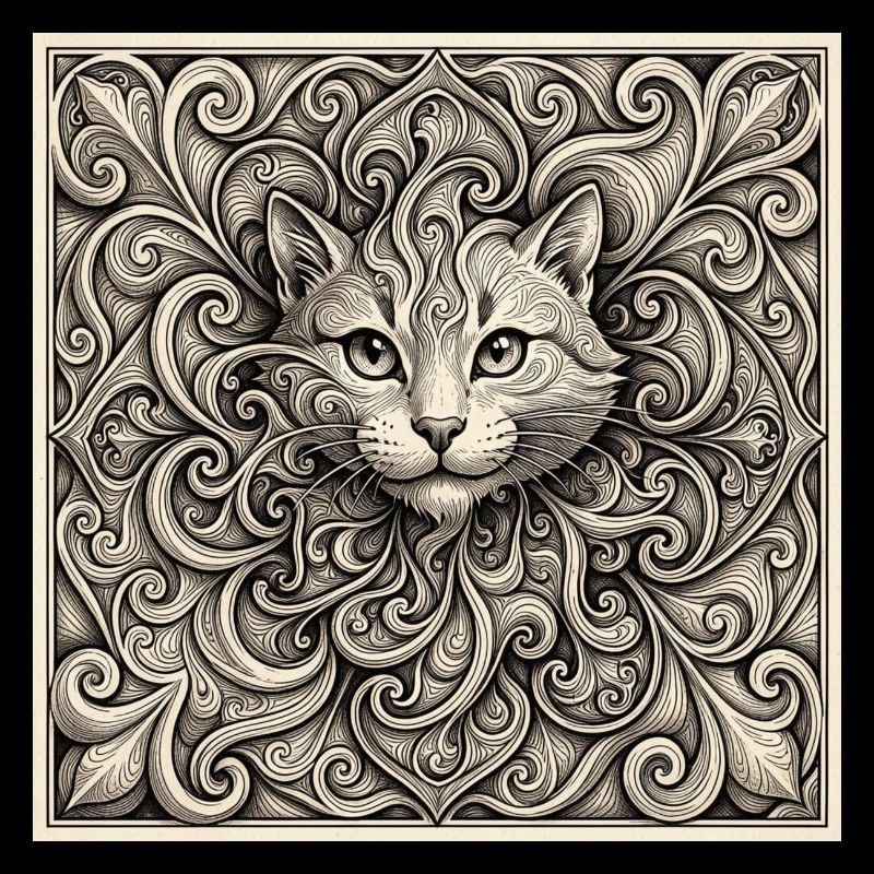 Katzen-Spiral-Seele