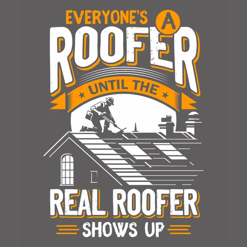Jeder Dachdecker Bis Der Echte Kommt Roofer