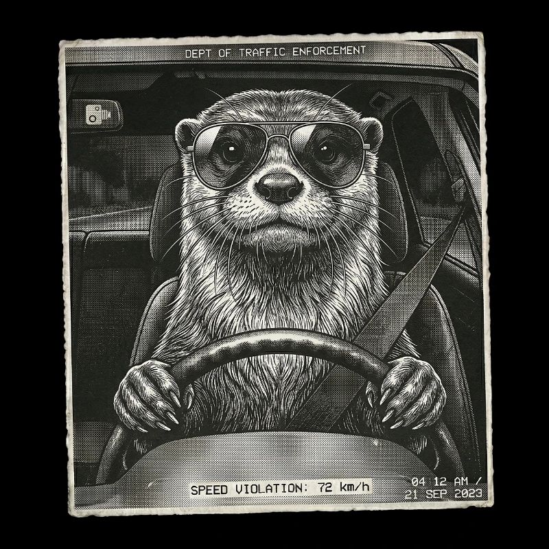 Otter Flashed