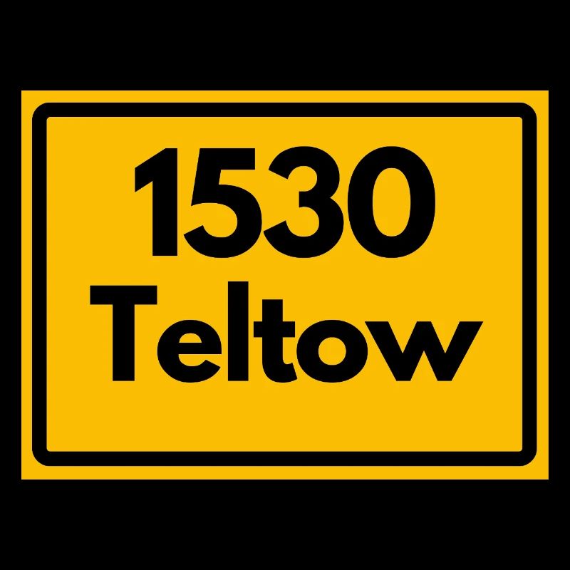 OLD POSTCODE POSTCODE RETRO 1530 TELTOW HEIMAT