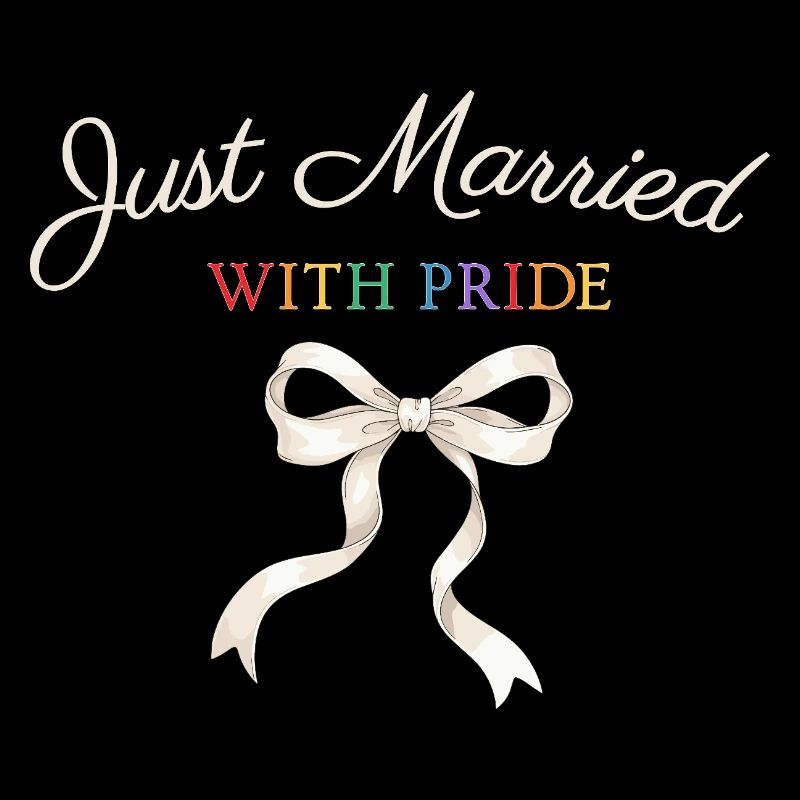Just Married Pride Schleife