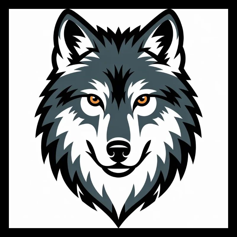 Wolf Graphic Emblem