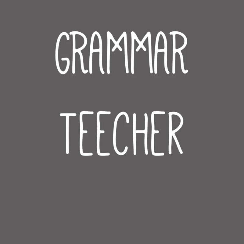Professeur de grammaire autodérisoire