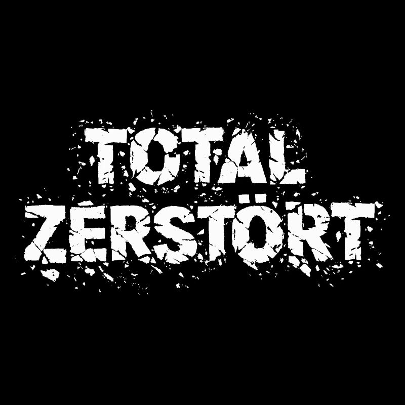 Totalement détruit - Déclaration de conception grunge