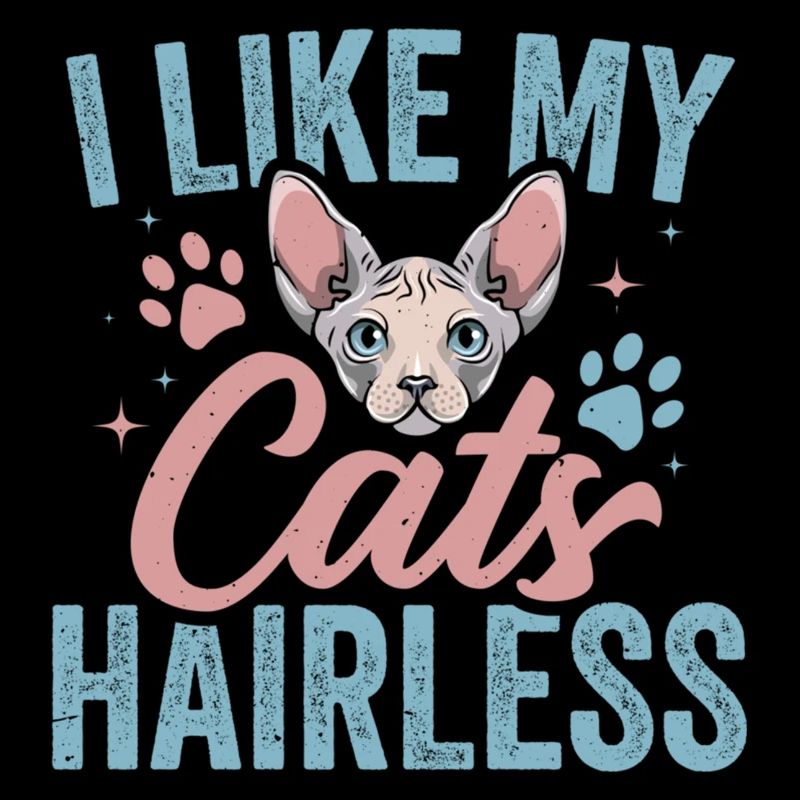 Sphynx Chats sans poils Mignon Chat Amant Papa Maman
