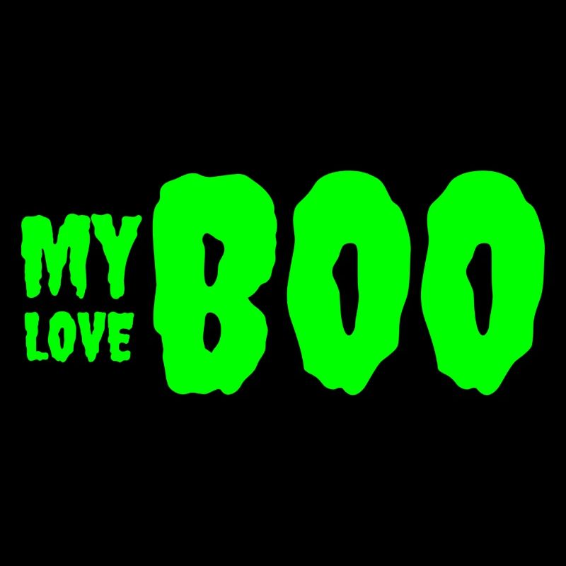 Conception de texte d’anniversaire vert audacieux 'My Love'