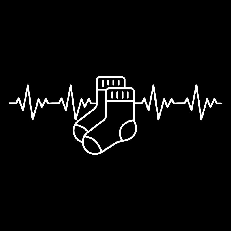 Aargauer White Socks Aargau ECG Heartbeat
