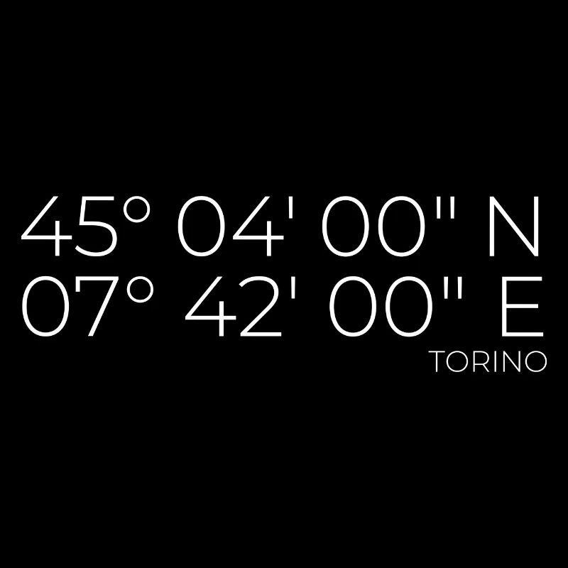 coordinates Torino, Italy