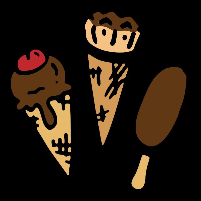Eis - Eiscreme / ice cream / Schokolade