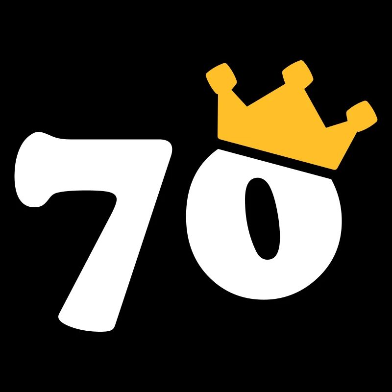 70 couronne 70 anniversaire 70 ans