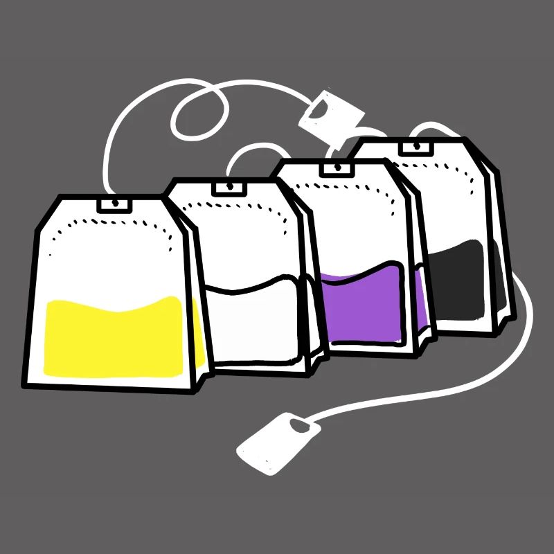 Nonbinary Pride Teebeutel Nonbinary Pride