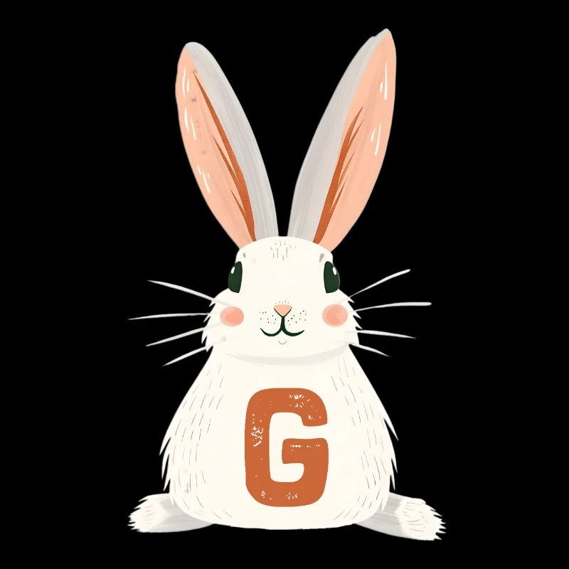 G Letter - Bunny - Personalizable