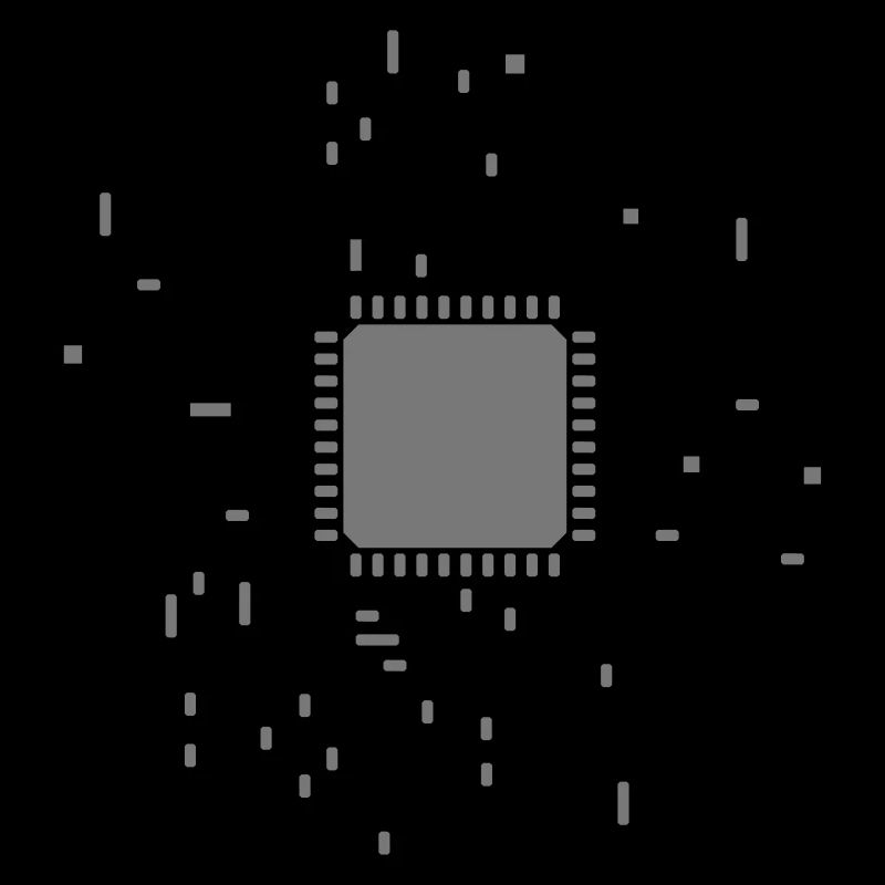 cpu mène le câblage filaire ordinateur nerd desi
