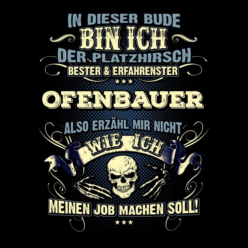 Edles Berufe-Shirt für den Ofenbauer