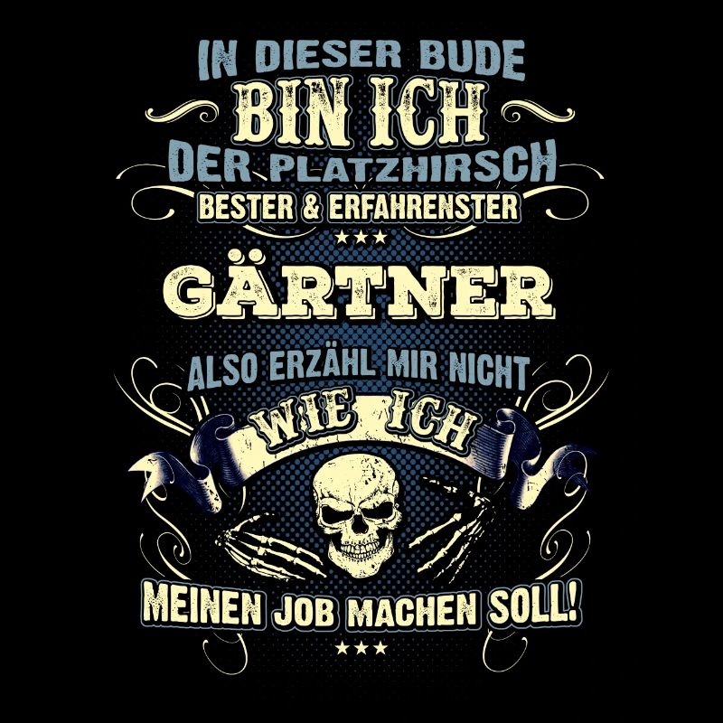 Edles Berufe-Shirt für den Gärtner