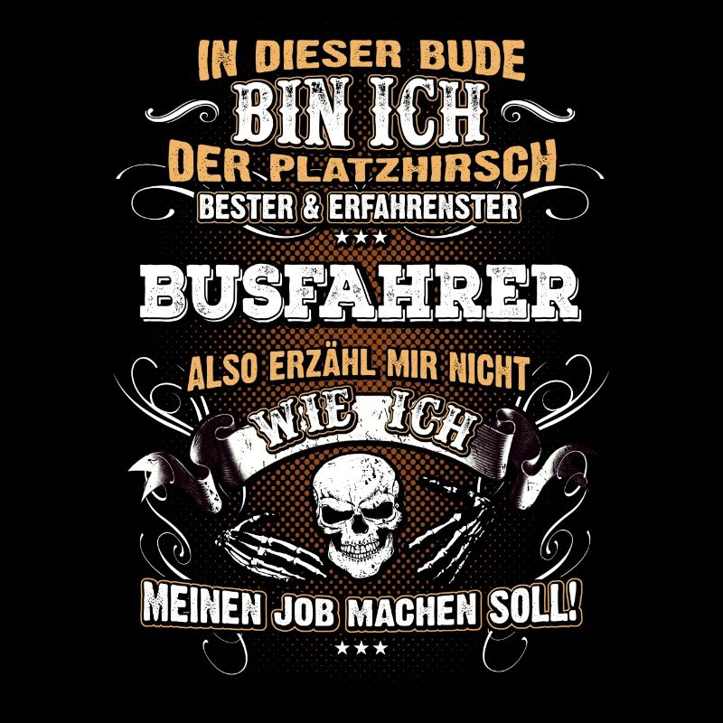 Edles Berufe-Shirt für den Busfahrer