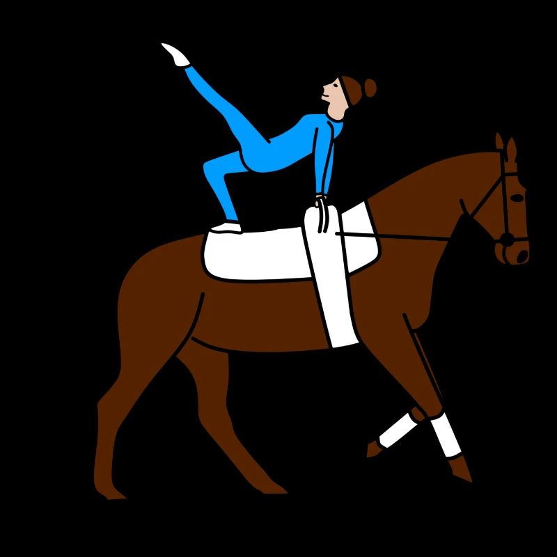 Cavalage à cheval - cadeau de chevaux Volti
