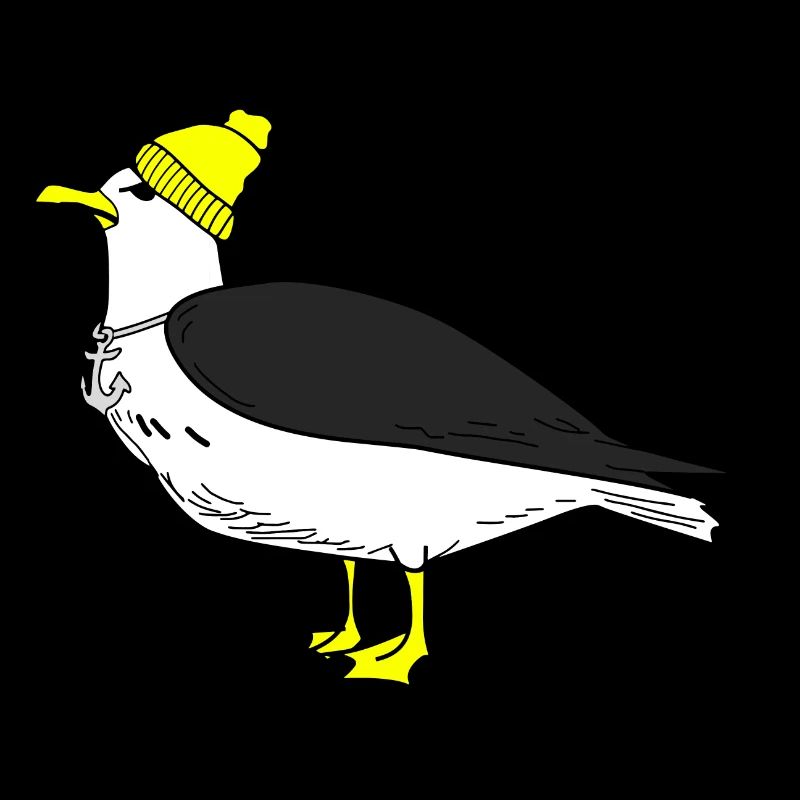 Coole Möwe