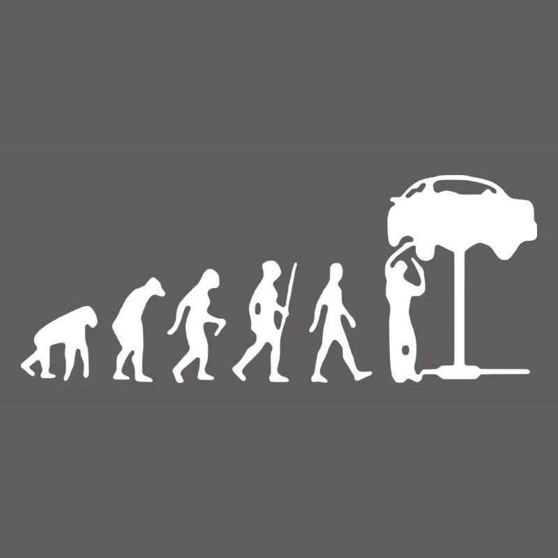 Evolution auto mechanic gift idea t-shirt