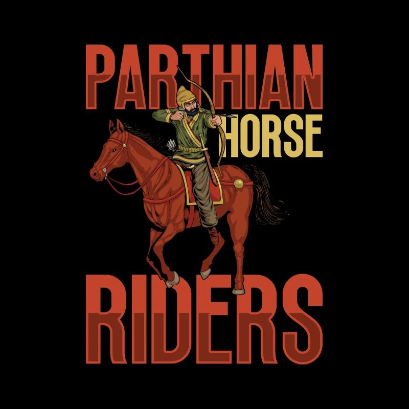 Mit Bogen auf Pferd - Parthischer Reiter