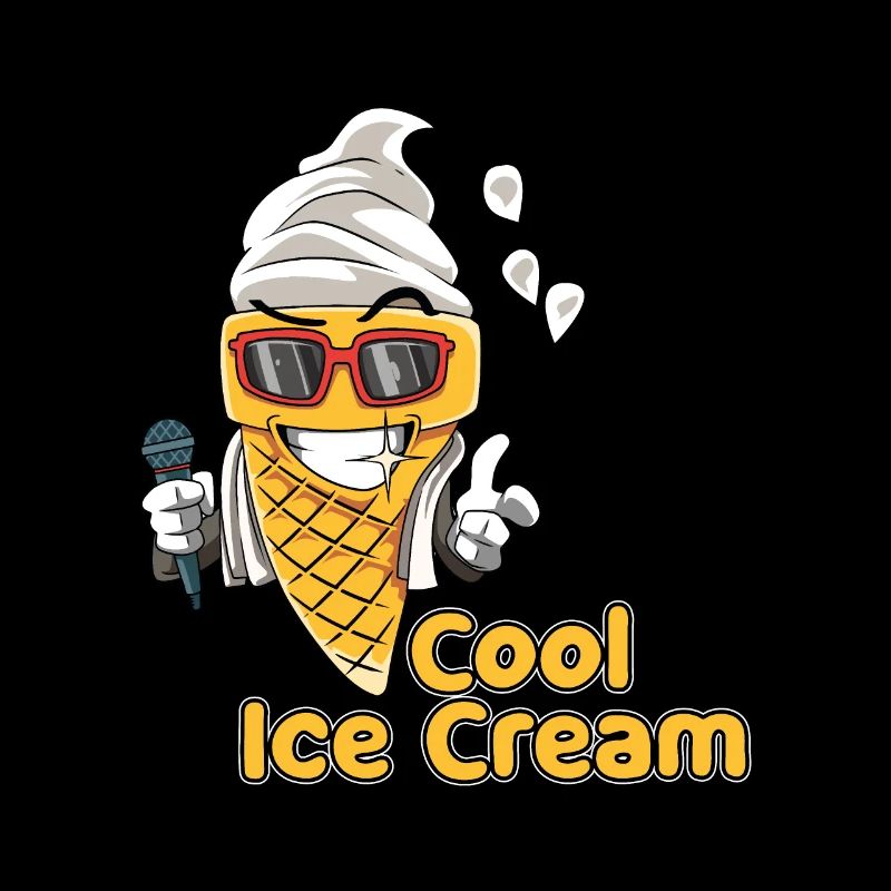 Eiscreme Eis Glace Cool Sommerferien Brille