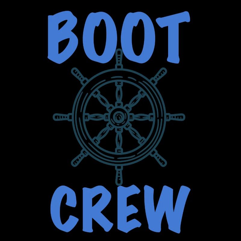 Boot Crew mit Anker
