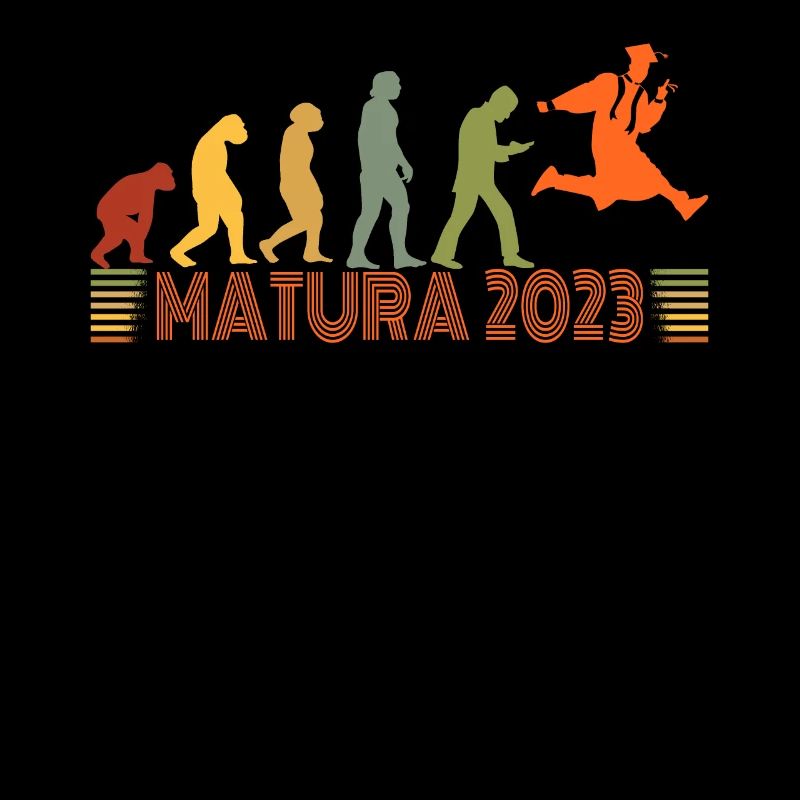 Matura 2023 Abitur passed Evolution retro