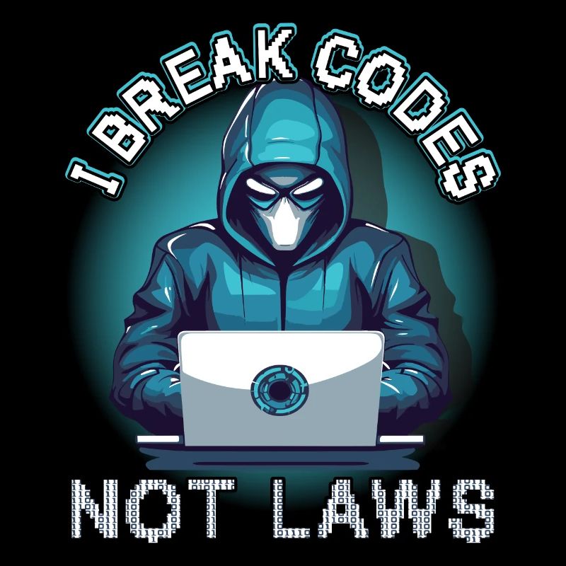 Cybersécurité Art Hacking Amateur Informatique Nerd