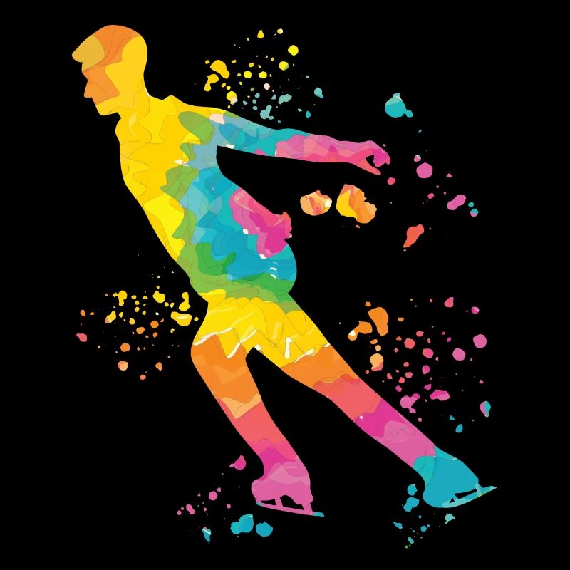 Eiskunstläufer Schlittschuhlaufen Eiskunstlauf