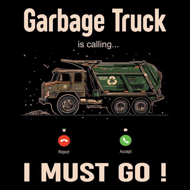 Garbage truck driver for sanitation workers