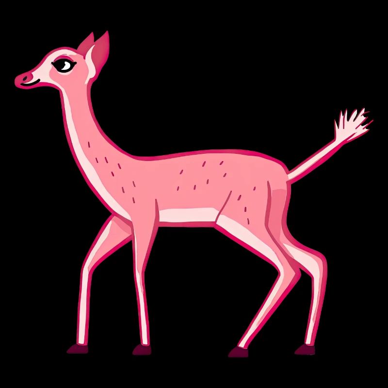 Minimalistisches Tierdesign: Ansprechende Illustration