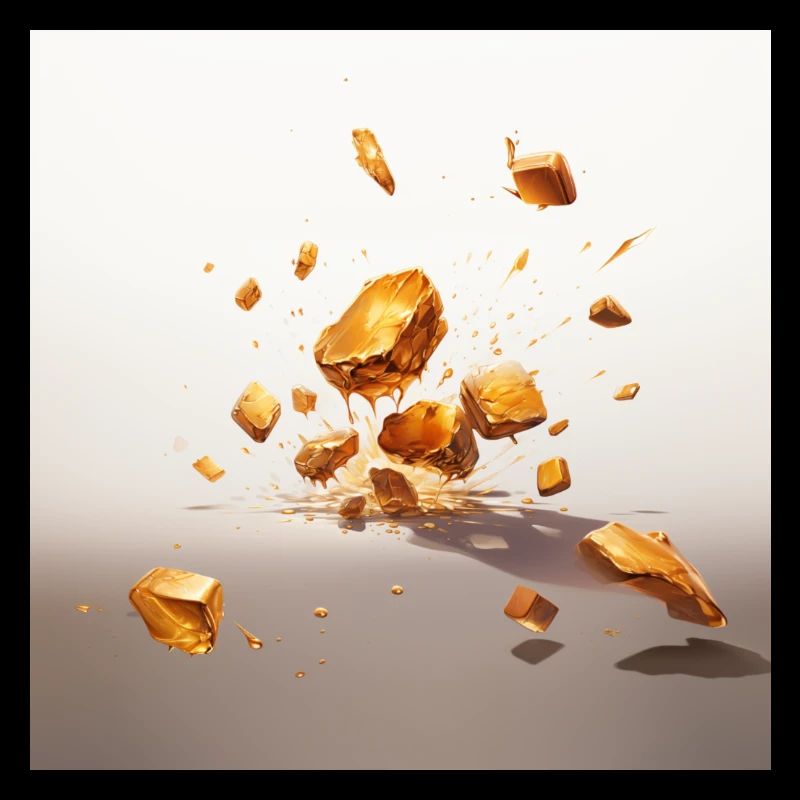 Une pépite d’or tombe