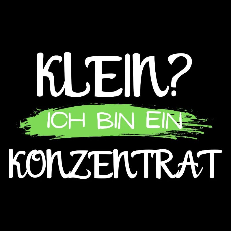 nicht klein bin konzentrat geschenk idee spruch