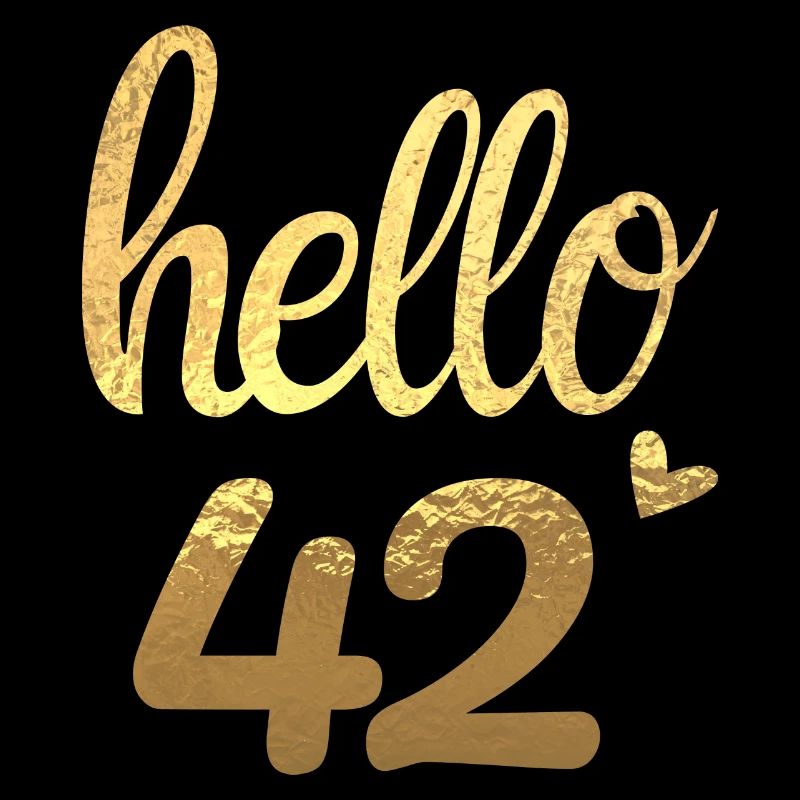 Hello 42 doré