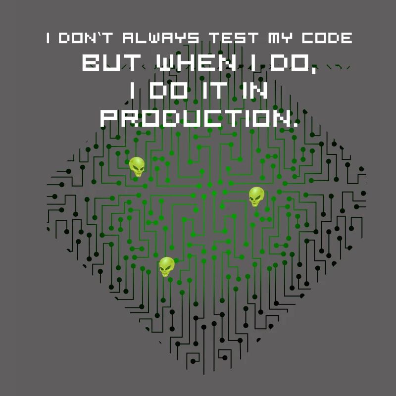 test code nerd joke spruch pc programmierer geek i